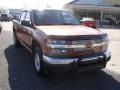 2005 Sunburst Orange Metallic Chevrolet Colorado LS Crew Cab  photo #3