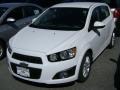 2012 Summit White Chevrolet Sonic LT Hatch  photo #1