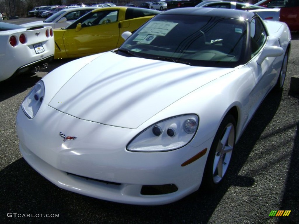 2012 Corvette Coupe - Arctic White / Ebony photo #1