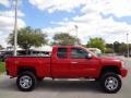 2010 Victory Red Chevrolet Silverado 1500 LT Extended Cab 4x4  photo #9