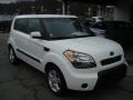 2010 Clear White Kia Soul +  photo #2