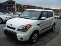 2010 Clear White Kia Soul +  photo #4