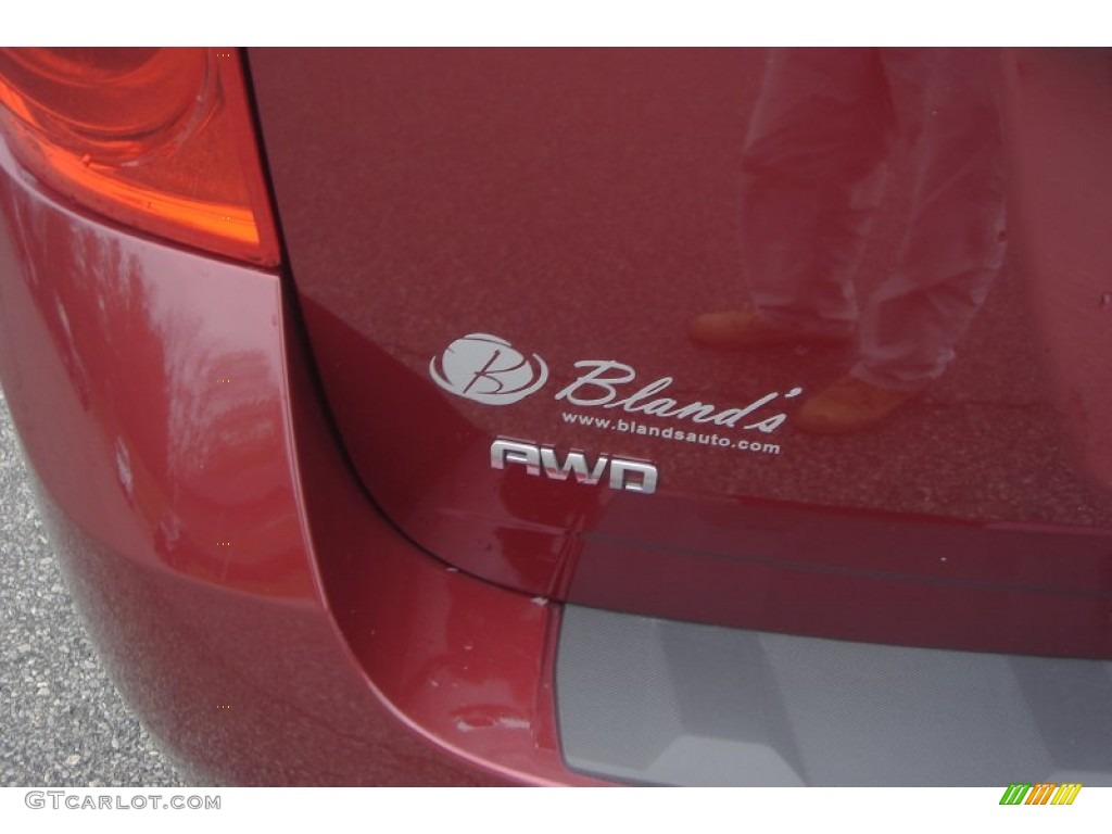 2010 Equinox LT AWD - Cardinal Red Metallic / Jet Black/Light Titanium photo #6