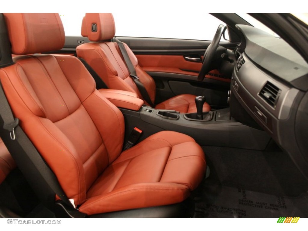 Fox Red Novillo Leather Interior 2009 BMW M3 Convertible Photo #62095194