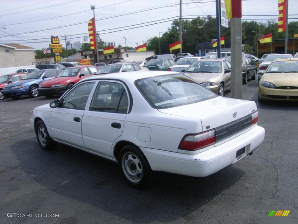 1997 Corolla  - Super White / Beige photo #6