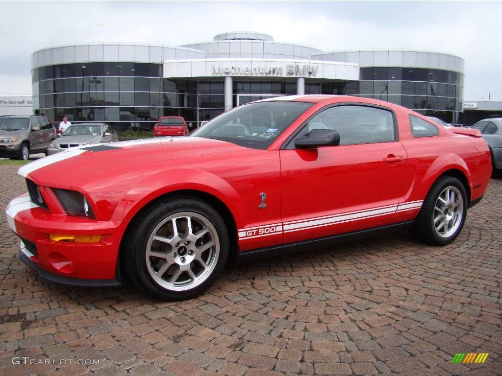 2007 Mustang Shelby GT500 Coupe - Torch Red / Black Leather photo #1