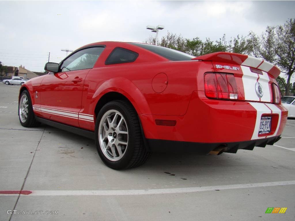 2007 Mustang Shelby GT500 Coupe - Torch Red / Black Leather photo #3