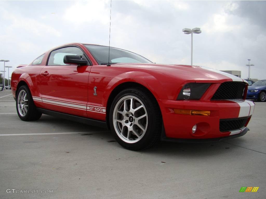 2007 Mustang Shelby GT500 Coupe - Torch Red / Black Leather photo #7