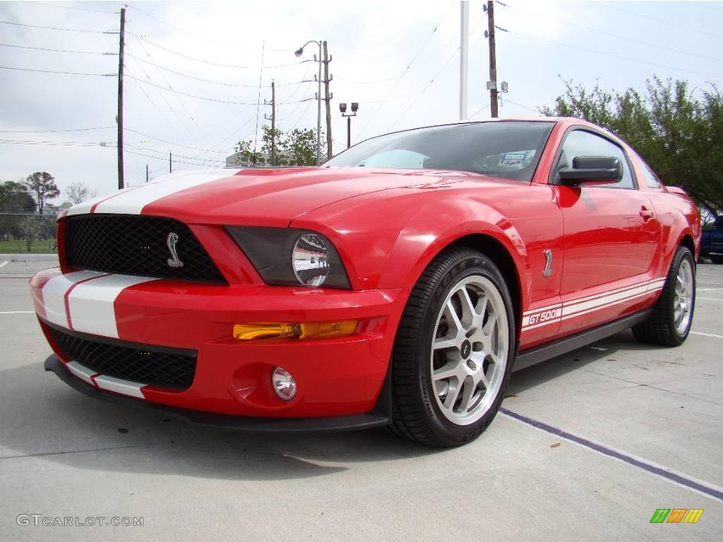 2007 Mustang Shelby GT500 Coupe - Torch Red / Black Leather photo #9