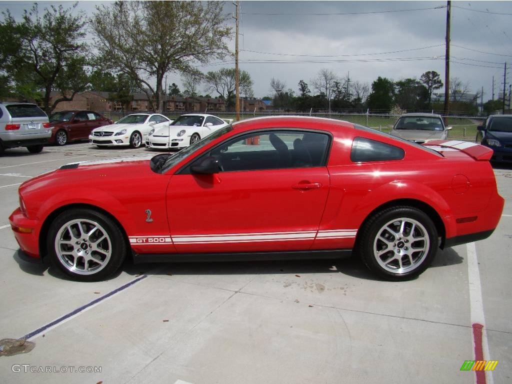 2007 Mustang Shelby GT500 Coupe - Torch Red / Black Leather photo #10