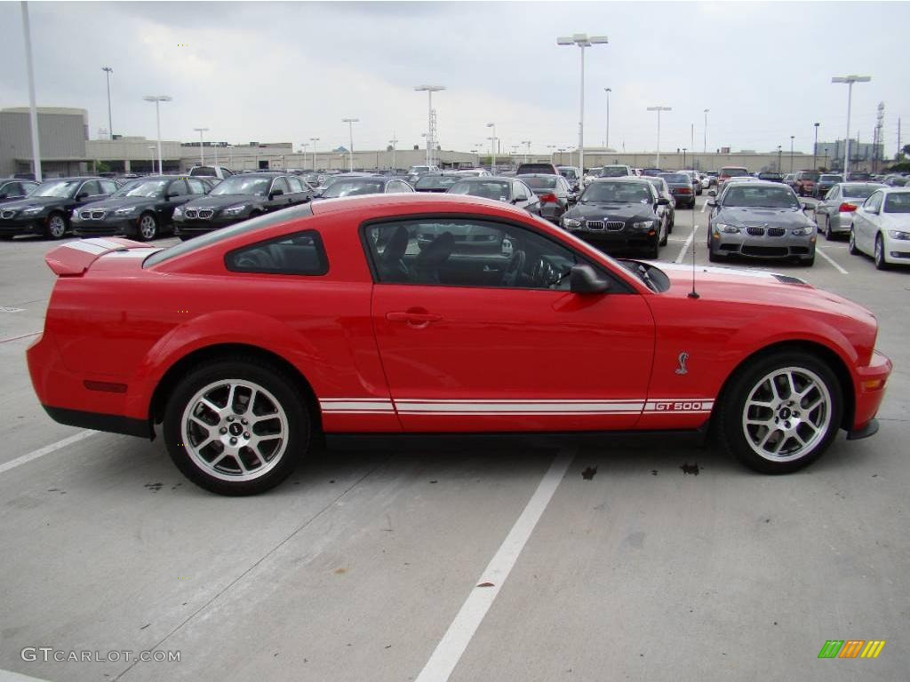 2007 Mustang Shelby GT500 Coupe - Torch Red / Black Leather photo #14