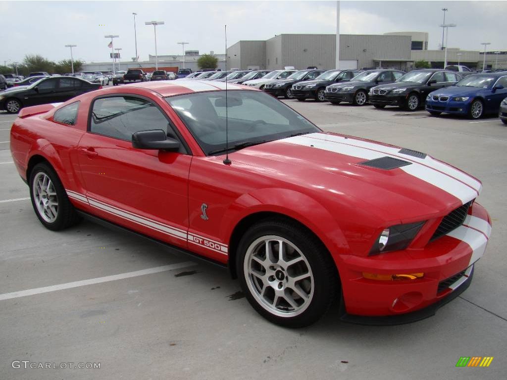 2007 Mustang Shelby GT500 Coupe - Torch Red / Black Leather photo #15
