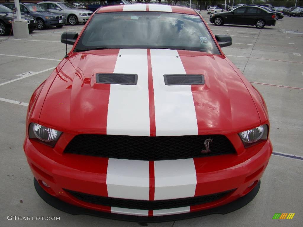 2007 Mustang Shelby GT500 Coupe - Torch Red / Black Leather photo #16