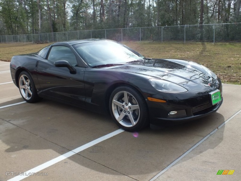 2007 Corvette Coupe - Black / Ebony photo #1