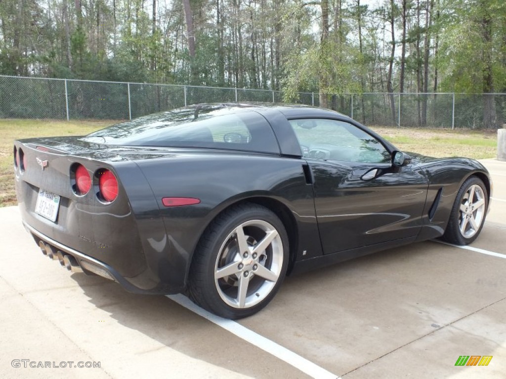 2007 Corvette Coupe - Black / Ebony photo #5
