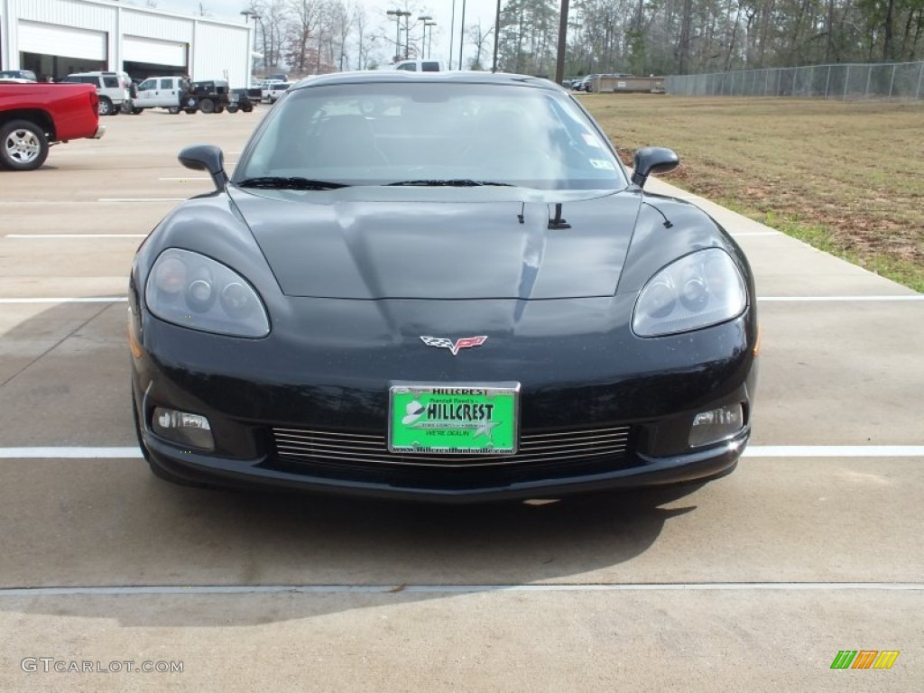 2007 Corvette Coupe - Black / Ebony photo #10