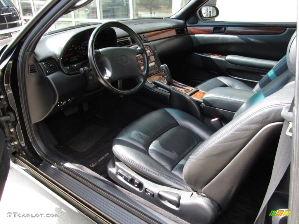 Black Interior 1997 Lexus SC 400 Photo #62098968