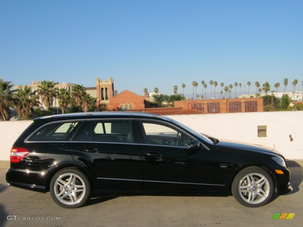 Black 2012 Mercedes-Benz E 350 4Matic Wagon Exterior Photo #62099362