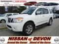 Blizzard White - Armada Platinum 4WD Photo No. 1