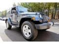 2008 Steel Blue Metallic Jeep Wrangler Sahara 4x4  photo #8