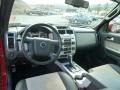 Black Leather/Stone Alcantara 2009 Mercury Mariner V6 Premier 4WD Interior Color