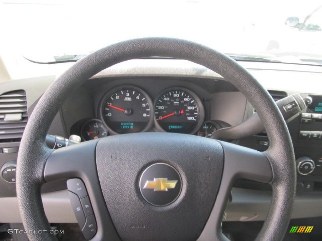 2011 Silverado 1500 LS Regular Cab 4x4 - Black / Dark Titanium photo #30