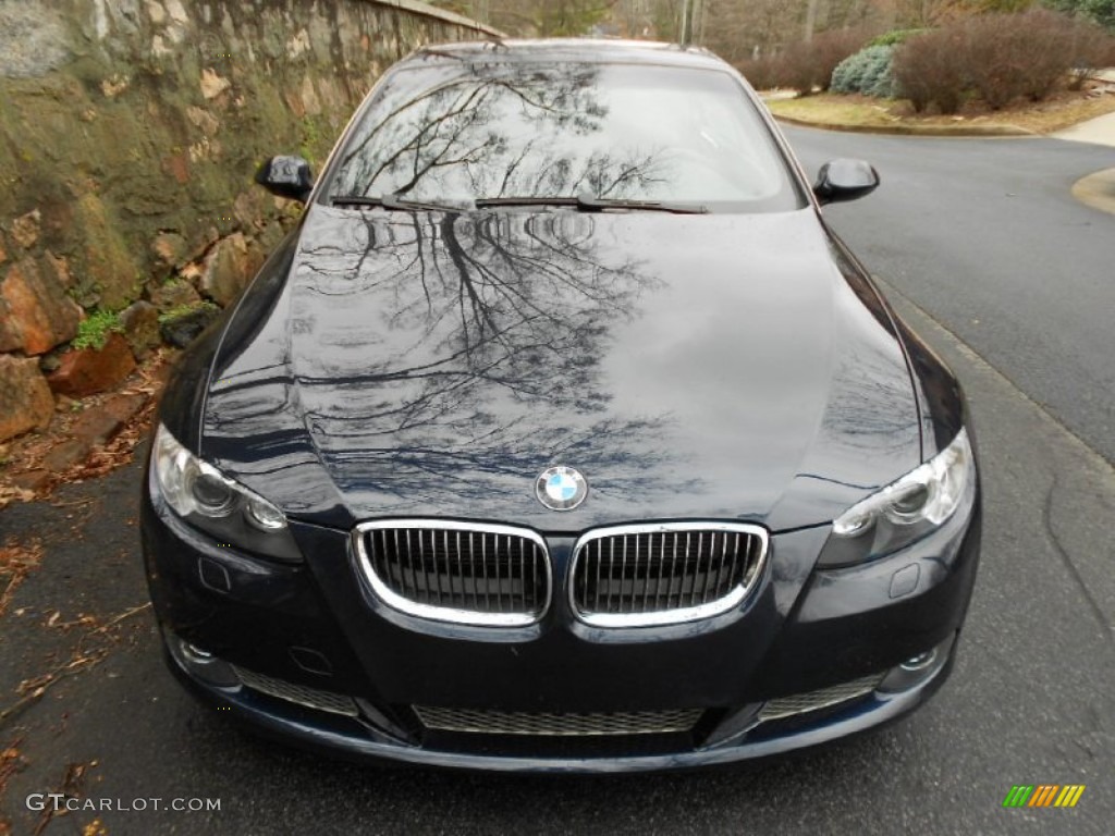 2008 3 Series 335i Convertible - Monaco Blue Metallic / Black photo #14