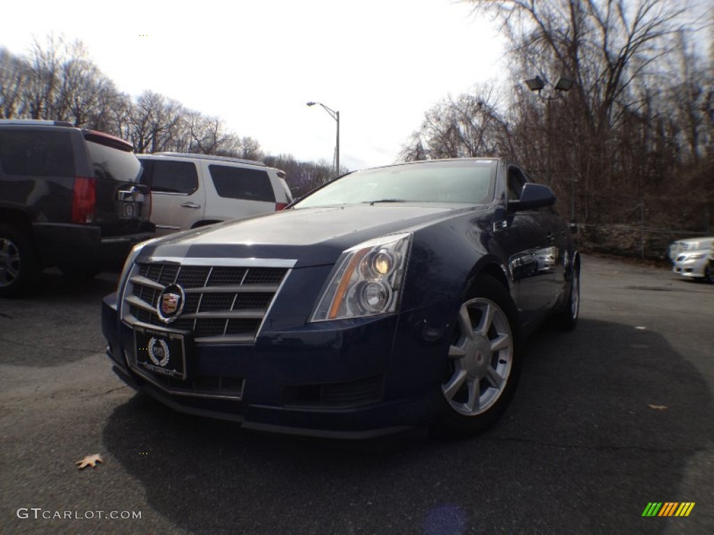 2009 CTS 4 AWD Sedan - Blue Diamond Tri-Coat / Cashmere/Cocoa photo #1
