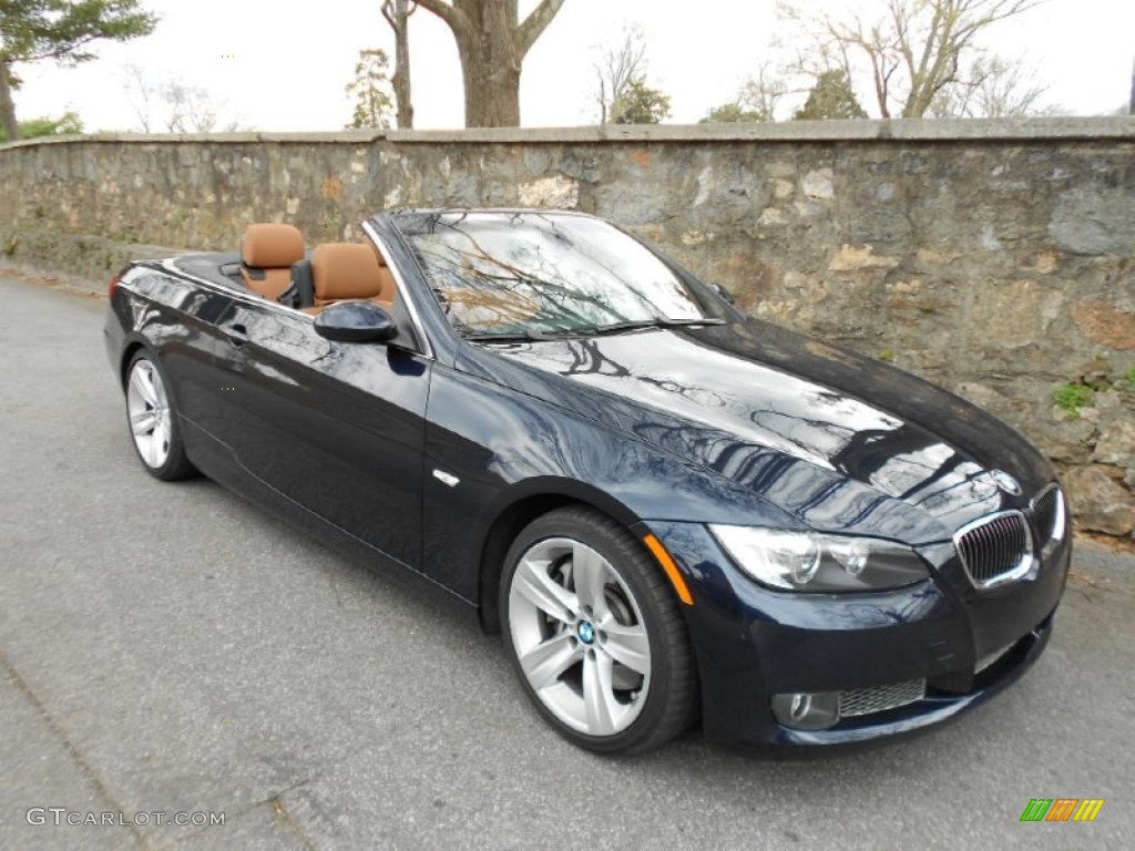 2009 3 Series 335i Convertible - Monaco Blue Metallic / Saddle Brown Dakota Leather photo #1