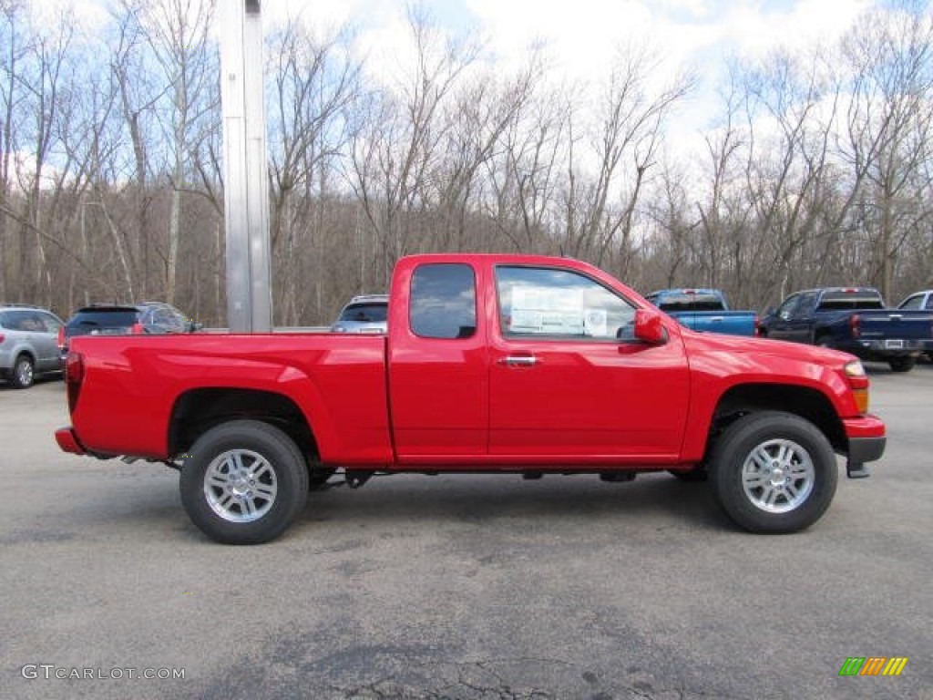 Victory Red 2012 Chevrolet Colorado LT Extended Cab 4x4 Exterior Photo #62106614