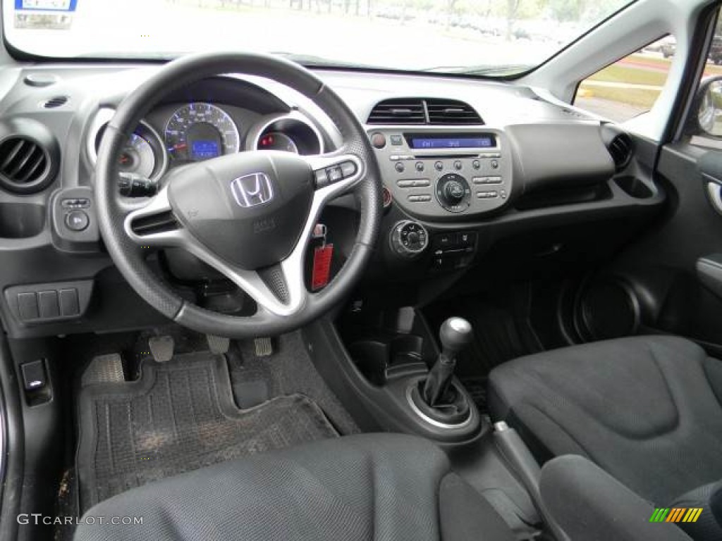 2009 Honda Fit Sport Sport Black Dashboard Photo #62106662