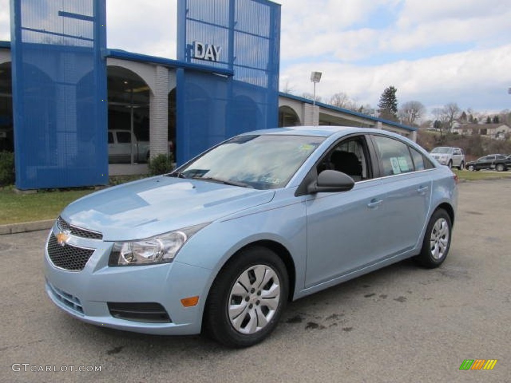 2012 Cruze LS - Ice Blue Metallic / Jet Black/Medium Titanium photo #1