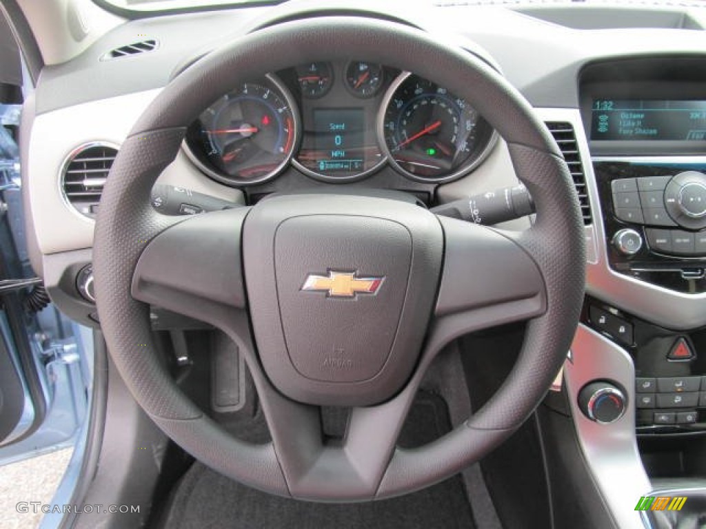 2012 Cruze LS - Ice Blue Metallic / Jet Black/Medium Titanium photo #10
