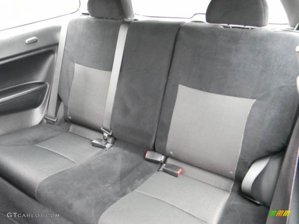 Black Interior 2005 Honda Civic Si Hatchback Photo #62107400