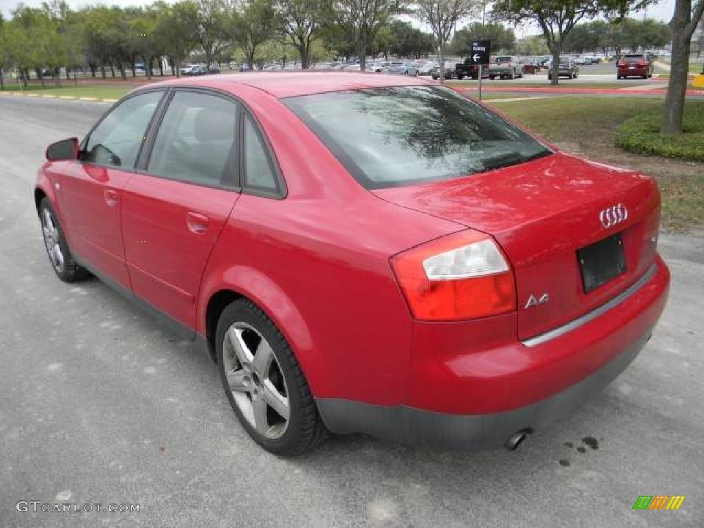 2003 A4 1.8T quattro Sedan - Amulet Red / Ebony photo #8