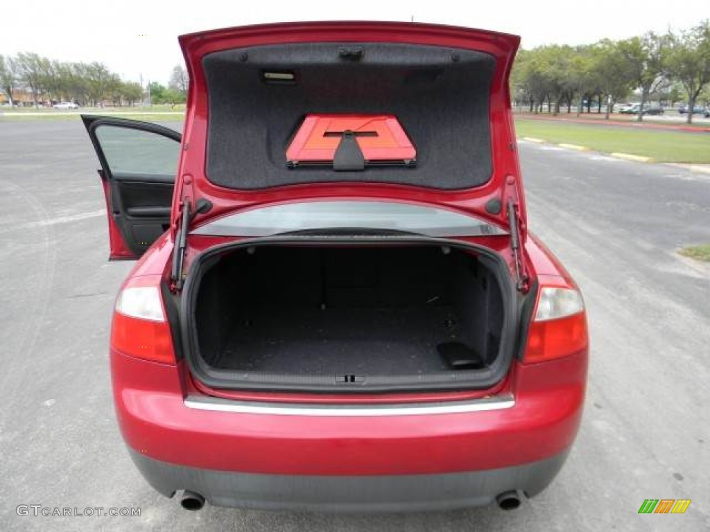 2003 A4 1.8T quattro Sedan - Amulet Red / Ebony photo #13