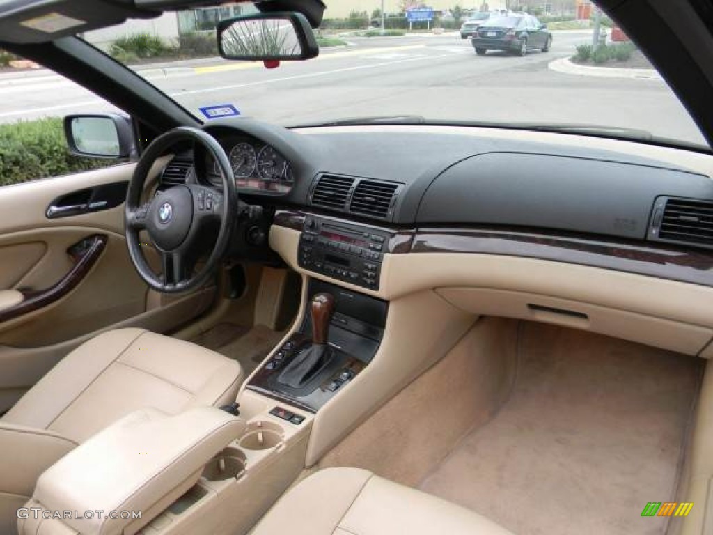 2002 3 Series 330i Convertible - Orient Blue Metallic / Beige photo #24