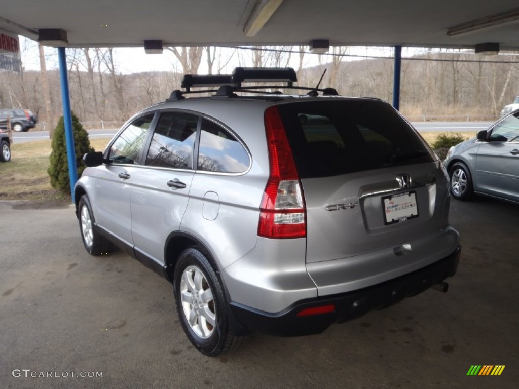 2009 CR-V EX 4WD - Alabaster Silver Metallic / Black photo #2