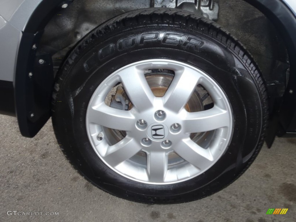 2009 CR-V EX 4WD - Alabaster Silver Metallic / Black photo #13