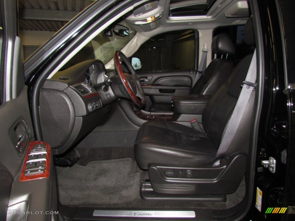 Ebony Interior 2010 Cadillac Escalade ESV Luxury Photo #62109176