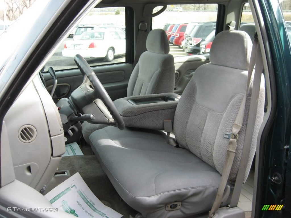 Gray Interior 1998 Chevrolet C/K 3500 K3500 Silverado Crew Cab 4x4 Photo #62109467