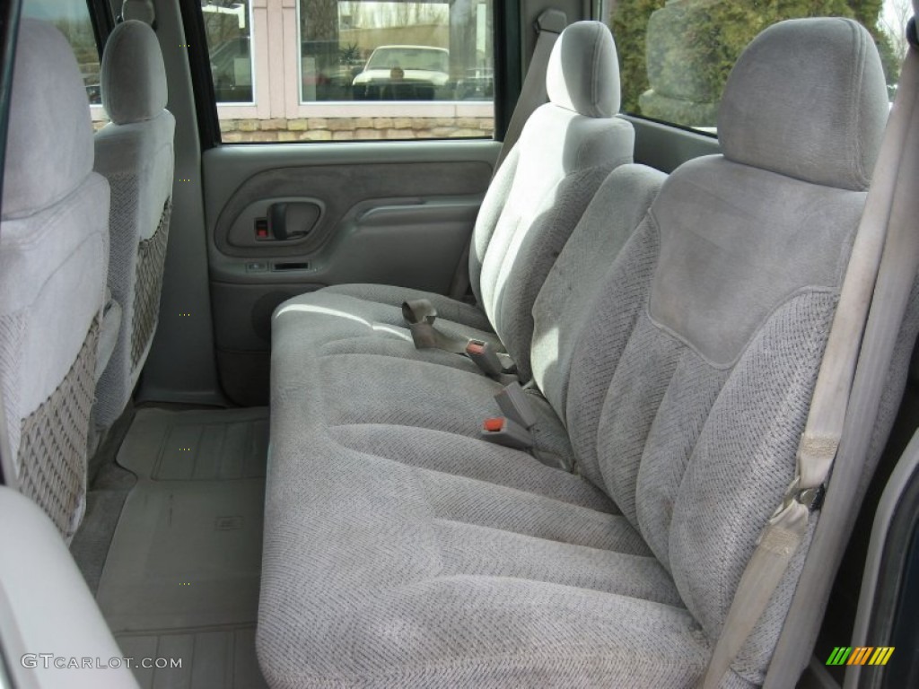 Gray Interior 1998 Chevrolet C/K 3500 K3500 Silverado Crew Cab 4x4 Photo #62109476