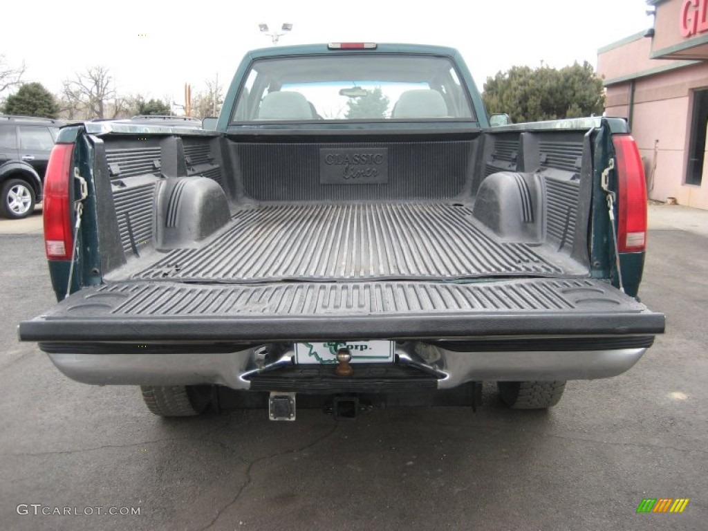 1998 C/K 3500 K3500 Silverado Crew Cab 4x4 - Meadow Green Metallic / Gray photo #11