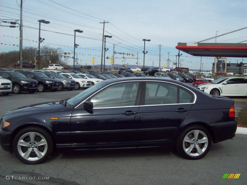 2004 3 Series 330xi Sedan - Orient Blue Metallic / Grey photo #2