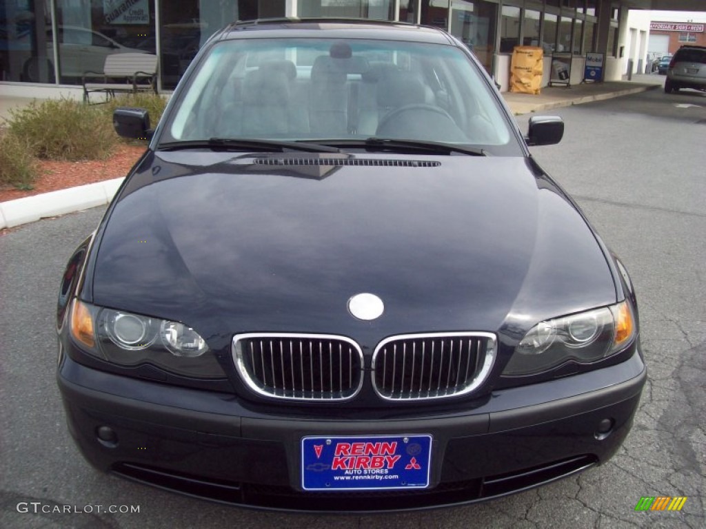 2004 3 Series 330xi Sedan - Orient Blue Metallic / Grey photo #8