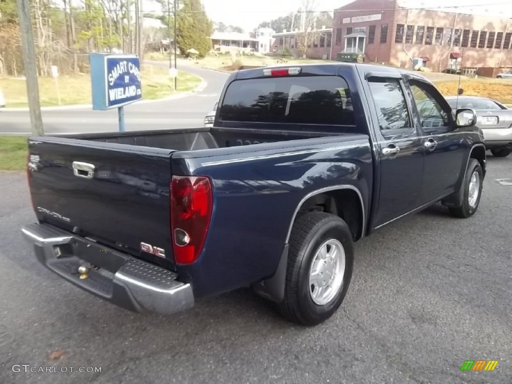 2007 Canyon SLE Crew Cab - Midnight Blue Metallic / Dark Pewter photo #3
