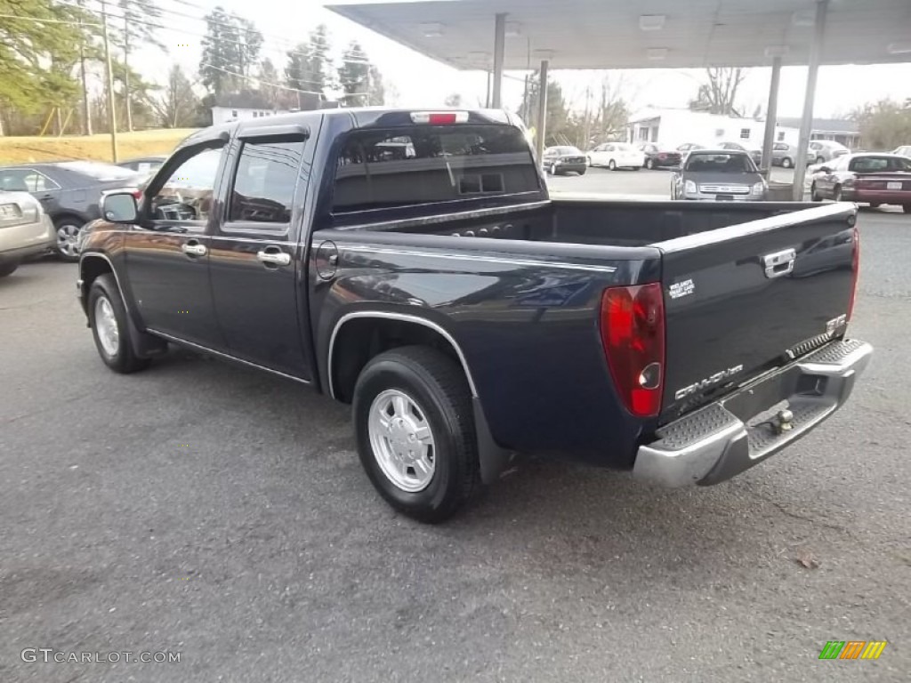 2007 Canyon SLE Crew Cab - Midnight Blue Metallic / Dark Pewter photo #5