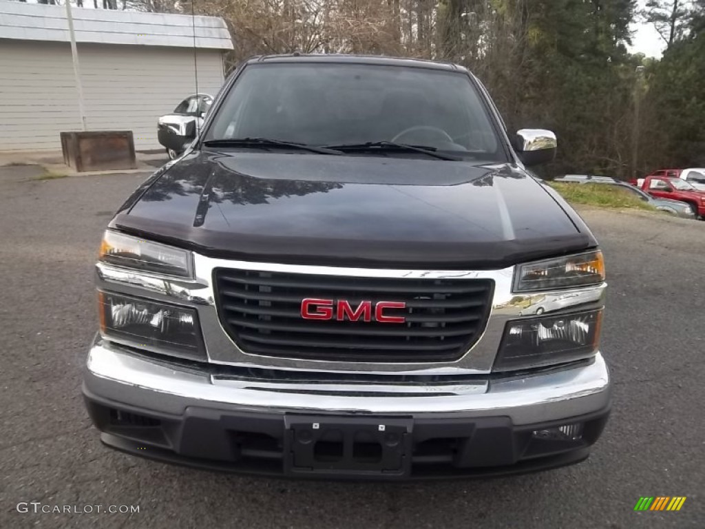 2007 Canyon SLE Crew Cab - Midnight Blue Metallic / Dark Pewter photo #8