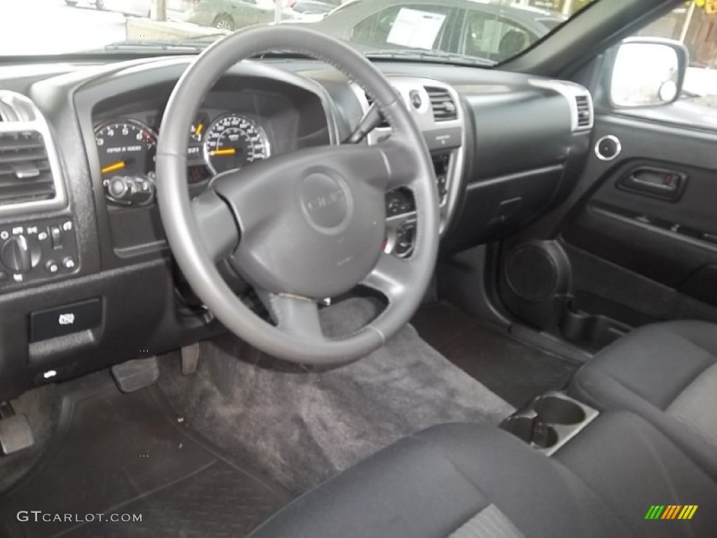 2007 Canyon SLE Crew Cab - Midnight Blue Metallic / Dark Pewter photo #11