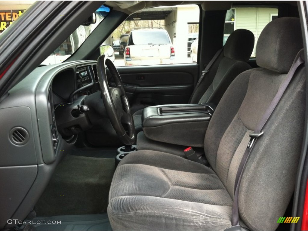 2004 Silverado 1500 LS Extended Cab - Victory Red / Dark Charcoal photo #12